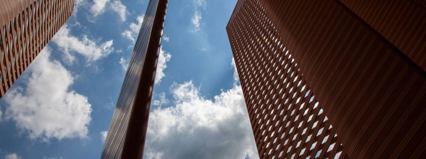 Louver windows of Carl Icahn Laboratory